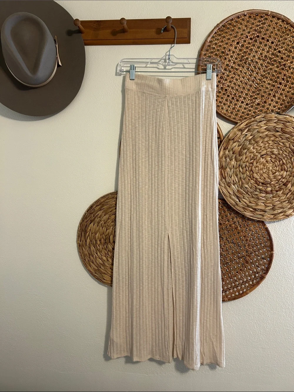 Free People Beach Ribbed Knit Maxi Skirt Size XS